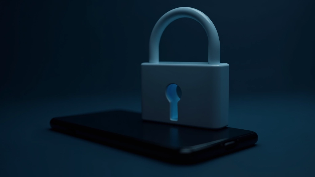 Sicherheitsschloss neben Smartphone — Datenschutz beim digitalen Banking